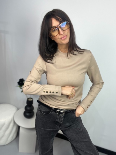 Jeansy balloon czerń