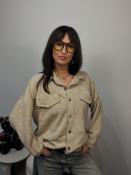 Koszula a'la sztruks beż