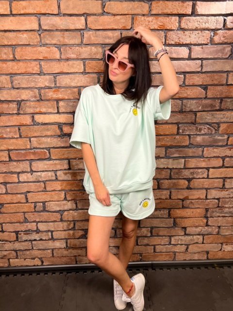 Komplet dresowy Smile mięta