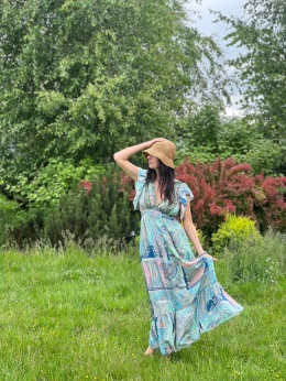Sukienka boho motyl