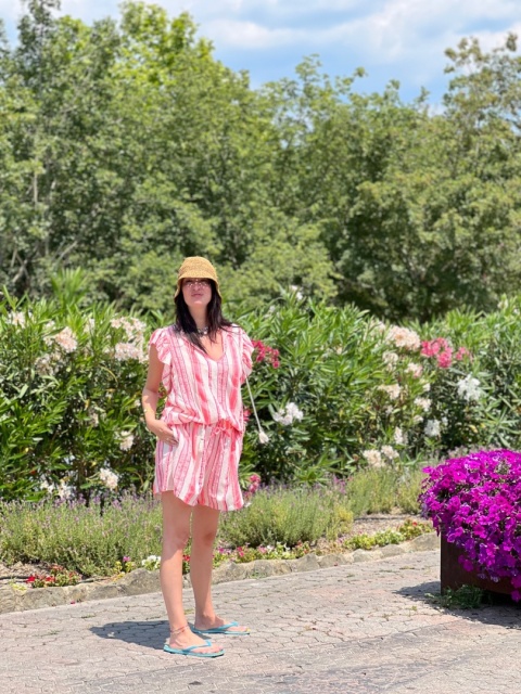 Komplet bawełniany róż