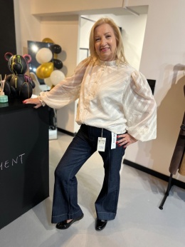 Koszula z bufiastymi rękawami