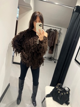 Sweter mop czekolada