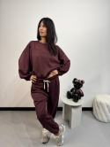 Komplet dresowy bordo