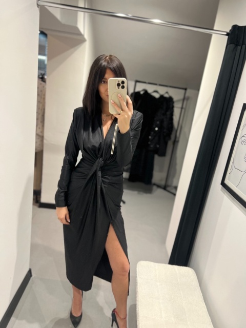 Sukienka łezka czerń