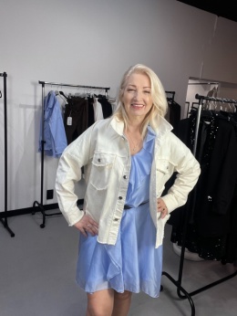 Kurtka bawełniana biel