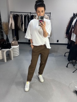 Bawełniane spodnie fango