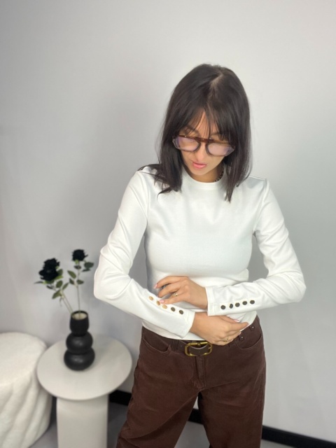 Koszulka Edan śmietanka