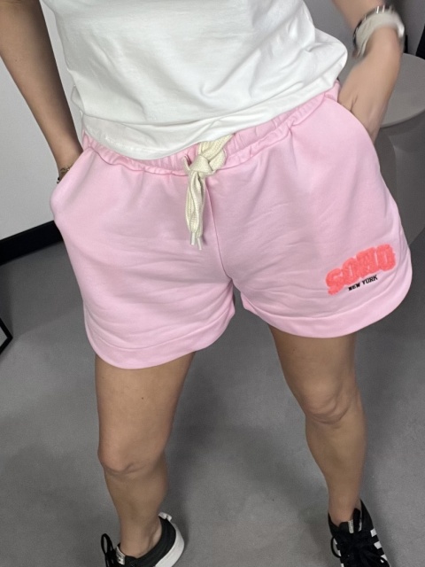 Spodenki dresowe Soho róż