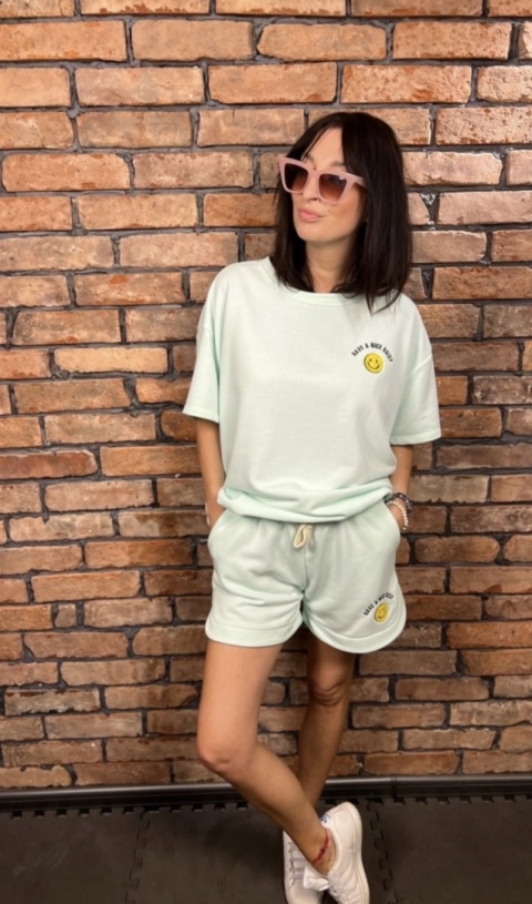 Spodenki dresowe Smile mięta