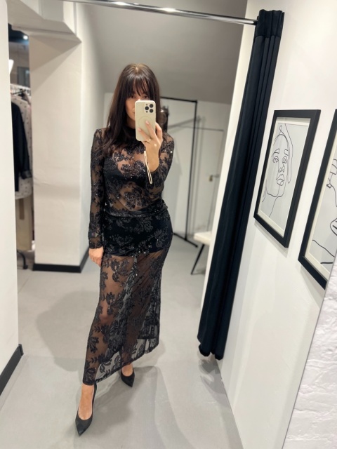 Spódnica z cekinami czerń