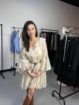 Sukienka Mgiełka beż