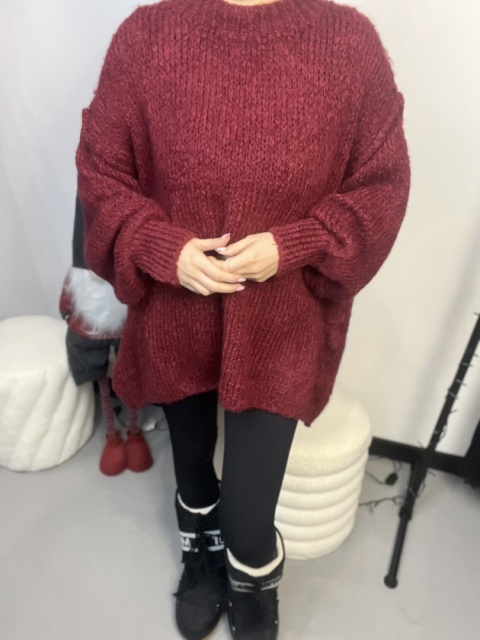 Sweter Roma bordo